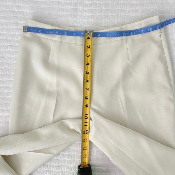 New Le Suit Women's 2 Piece Single Breasted Blazer and Pant Suit Set in Ivory 8 - Picture 12 of 14